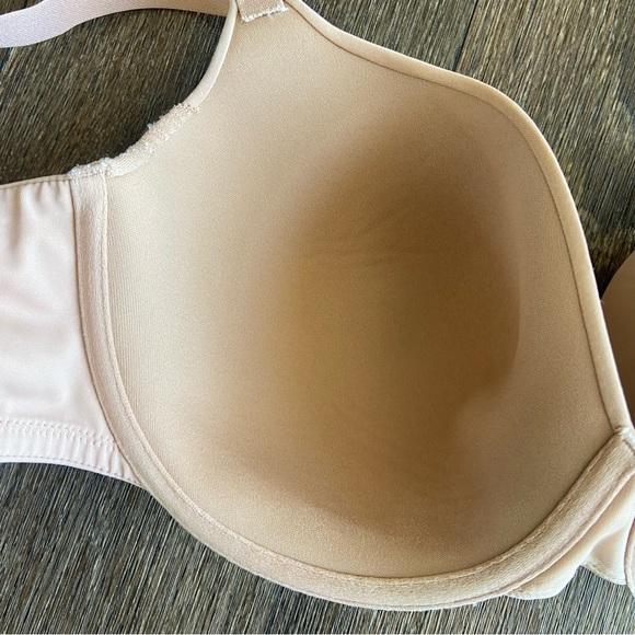 * SOLD * Spanx underwire padded nude lace bra size 36G shaping - Picture 5 of 9